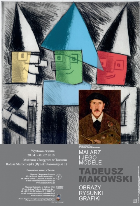 Malarz i jego modele wystawa prac Tadeusza Makowskiego w Toruniu