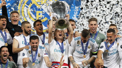 Piłkarska Liga Mistrzów - Real Madryt zdobył trofeum po raz trzeci z rzędu