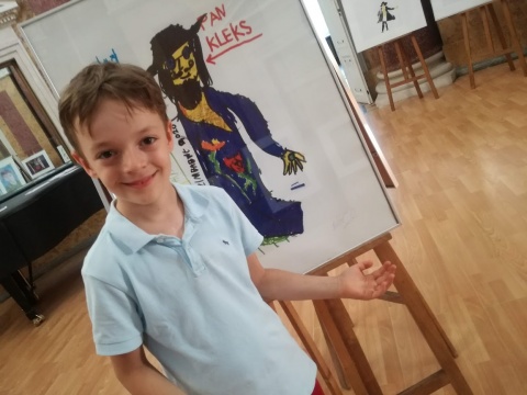 Prace 8-letniego Antoniego Cyganowskiego w Lubostroniu