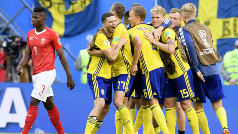 MŚ 2018 - Szwecja lepsza od Szwajcarii w 18 finału