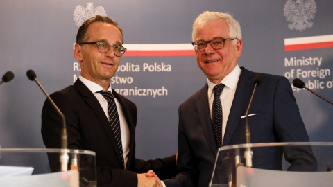 Szefowie dyplomacji Polski i Niemiec spotkali się w Harmężach