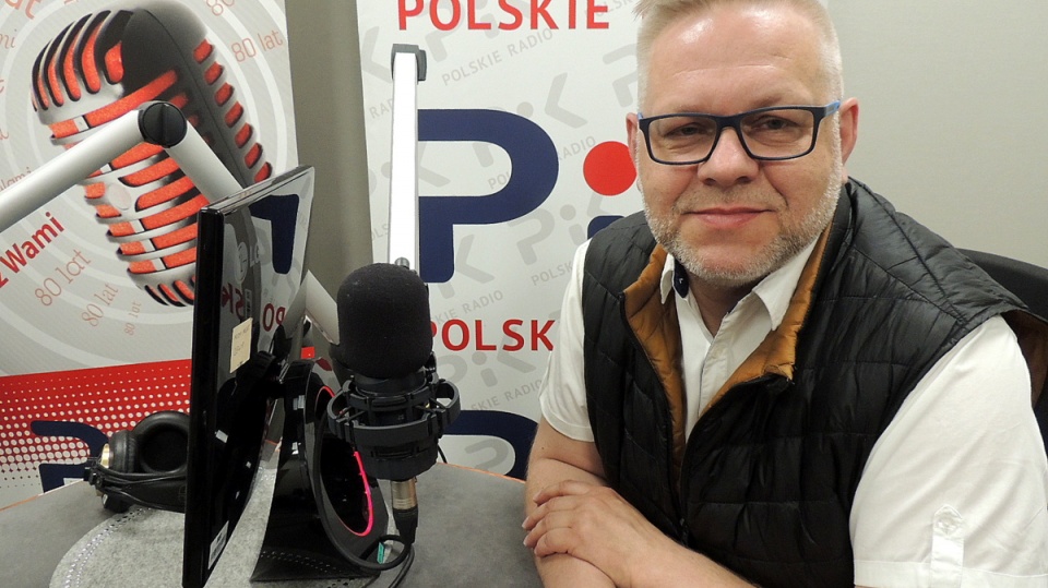 Jacek Warczygłowa, gościem "Rozmowy dnia" w Polskim Radiu PiK. Fot. Iwona Muszytowska-Rzeszotek