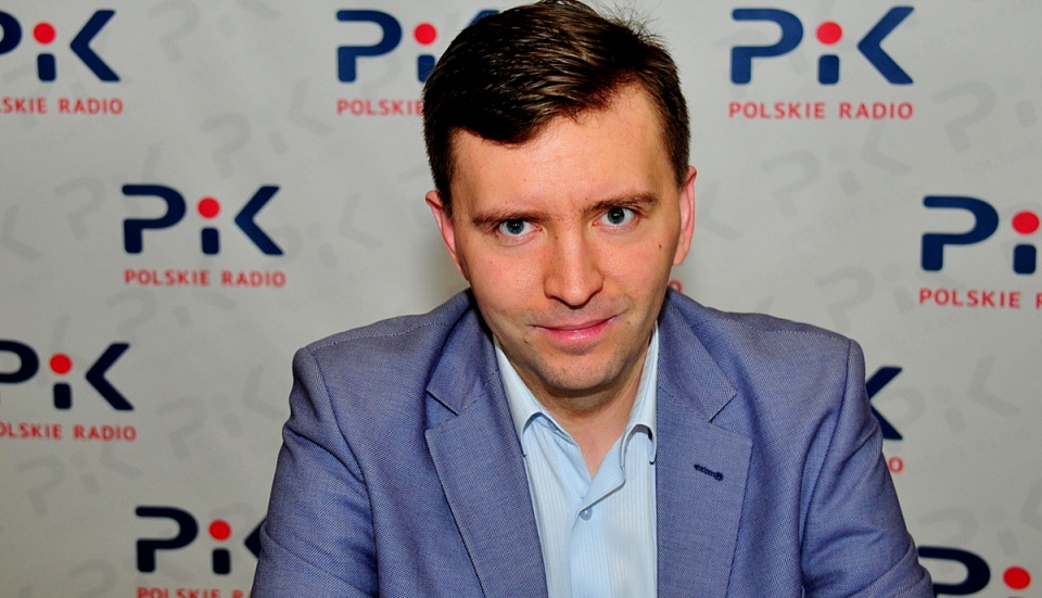 Łukasz Schreiber gościem "Rozmowy dnia" w Polskim Radiu PiK. Fot. archiwum PR PiK
