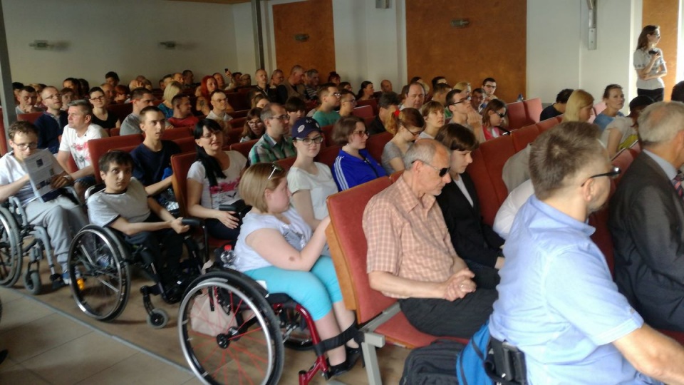 Niepełnosprawni chętnie korzystali z propozycji przygotowanych przez WSG/fot. Monika Siwak-Waloszewska