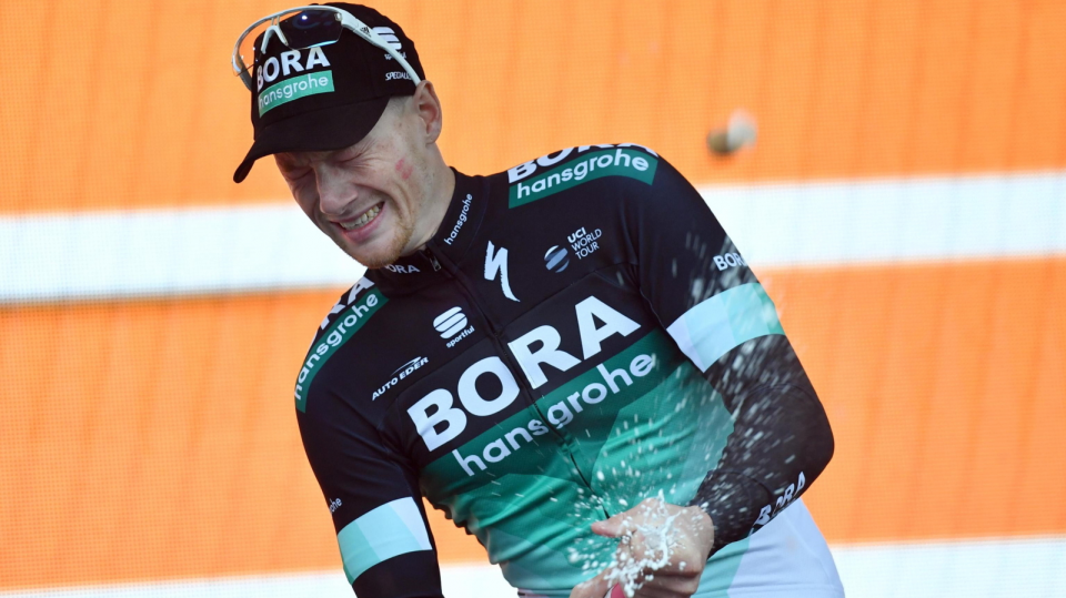 Na zdjęciu Sam Bennett, triumfator 12. etapu Giro d