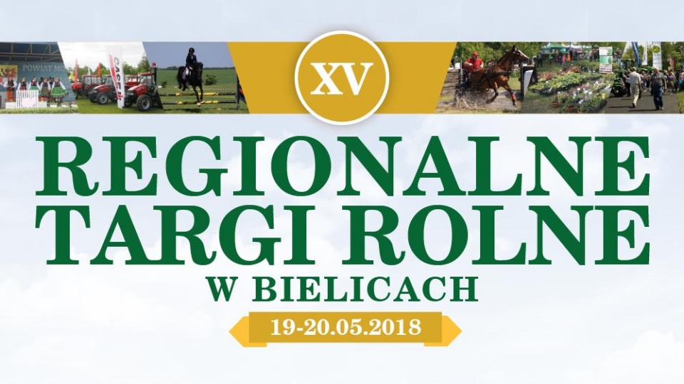 Na 15. Regionalnych Targach Rolnych w Bielicach, prezentuje się ponad 130 wystawców. Grafika: powiat.mogilno.pl