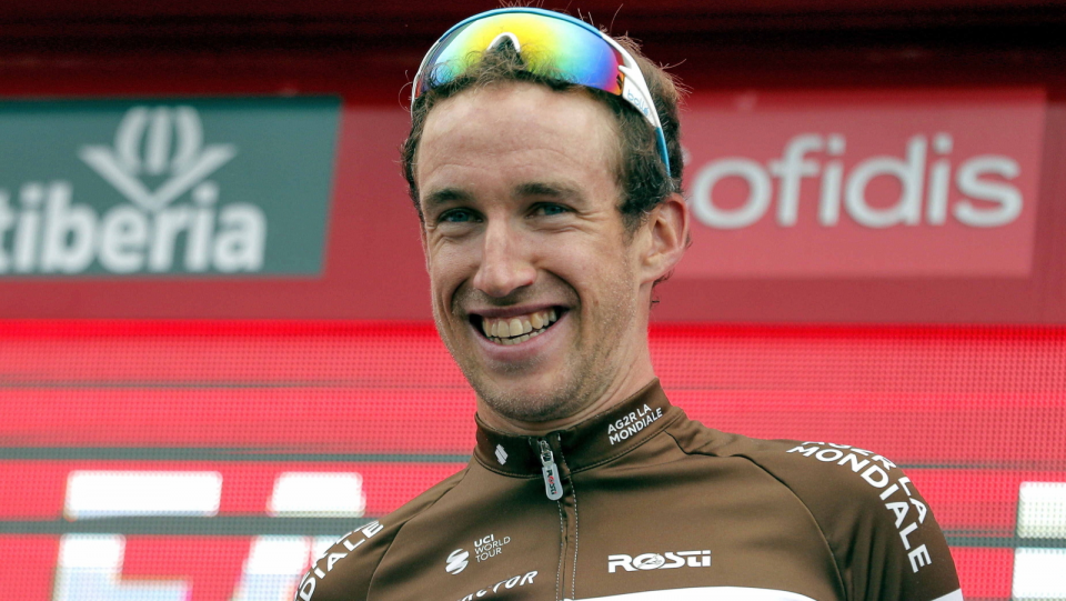 Na zdjęciu Alexandre Geniez, triumfator 11. etapu Vuelta a Espana 2018. Fot. PAP/EPA/MANUEL BRUQUE