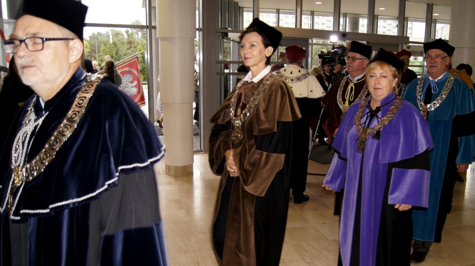 Uroczysta inauguracja zgromadziła pracowników uczelni, studentów i zaproszonych gości. Fot. Henryk Żyłkowski