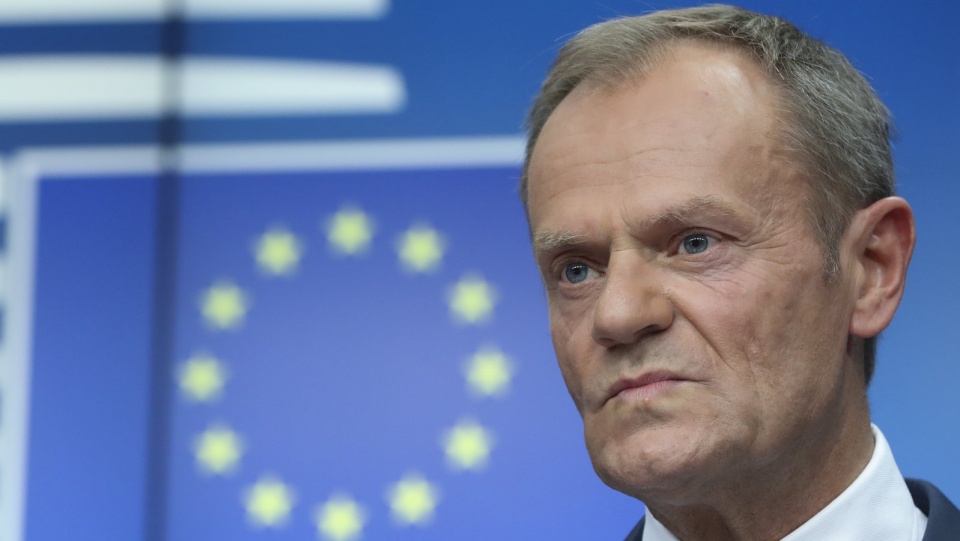 Donald Tusk wyraził nadzieję, że nikt z polskich polityków nie myśli o wyjściu Polski z UE. Fot. PAP/EPA