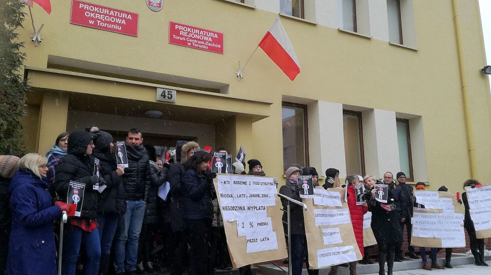 Protest w Toruniu. Fot. Michał Zaręba