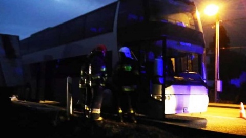 Ogień w autokarze wiozącym dzieci z regionu do Chorwacji