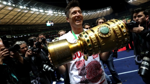 Puchar Niemiec - dwa gole Lewandowskiego, triumf Bayernu