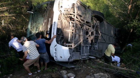 22 Polaków ucierpiało w wypadku w Turcji. Jedna osoba w stanie zagrażającym życiu