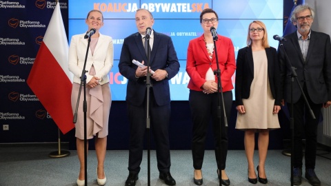 Koalicja Obywatelska zaprezentowała jedynki list wyborczych do Sejmu w regionie Brejza i Lenz