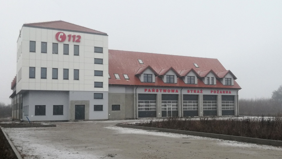 Budowa nowej siedziby dla świeckich strażaków trwa od wiosny 2015 roku. Fot. Marcin Doliński