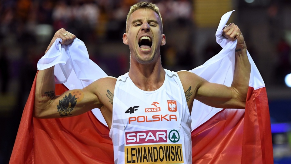 Na zdjęciu Marcin Lewandowski, halowy mistrz Europy na 1500 metrów. Fot. PAP/Adam Warżawa