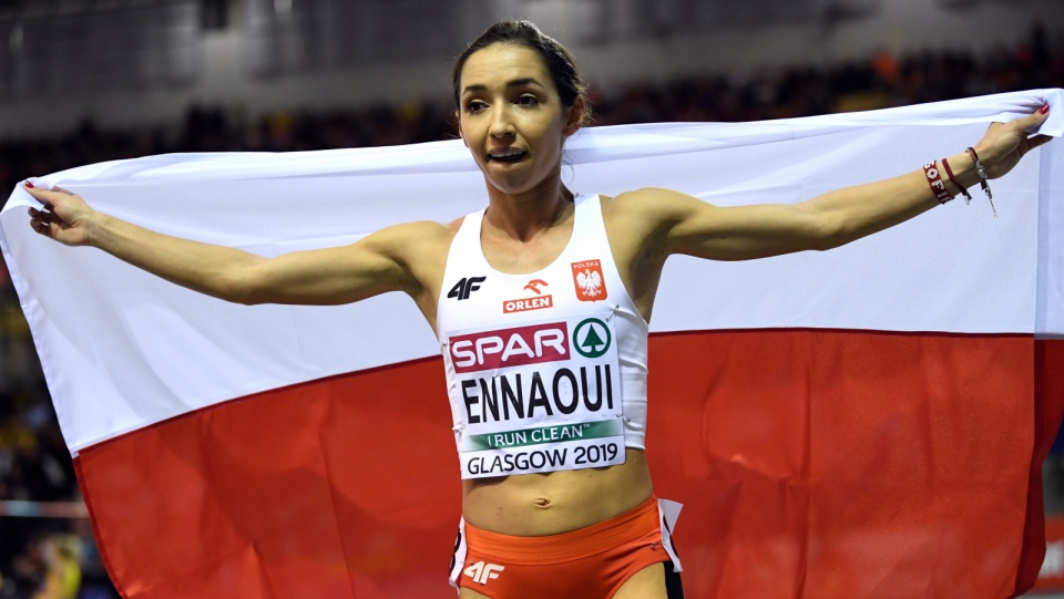 Na zdjęciu Sofia Ennaoui, halowa wicemistrzyni Europy w biegu na 1500 metrów. Fot. PAP/Adam Warżawa