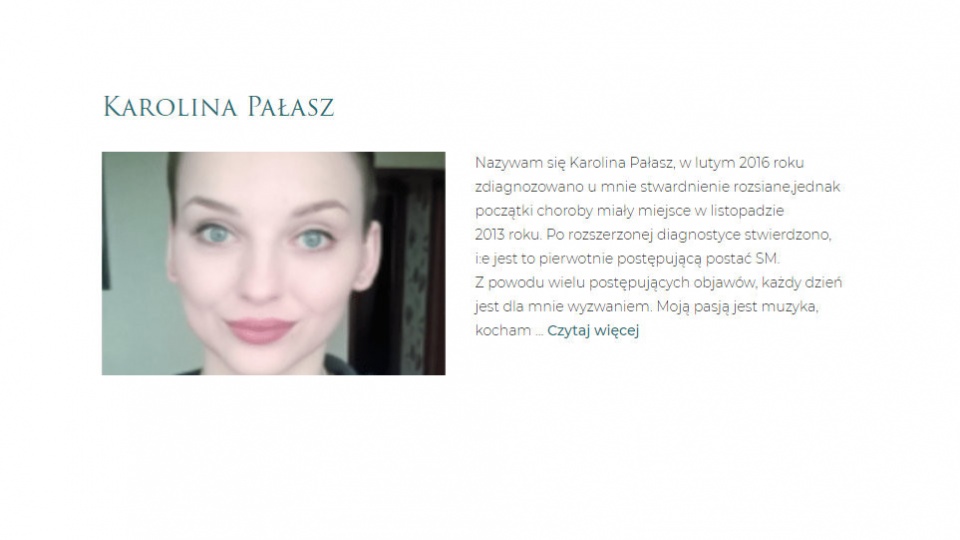 Zrzut ekranu ze strony pomozwalczyc.pl