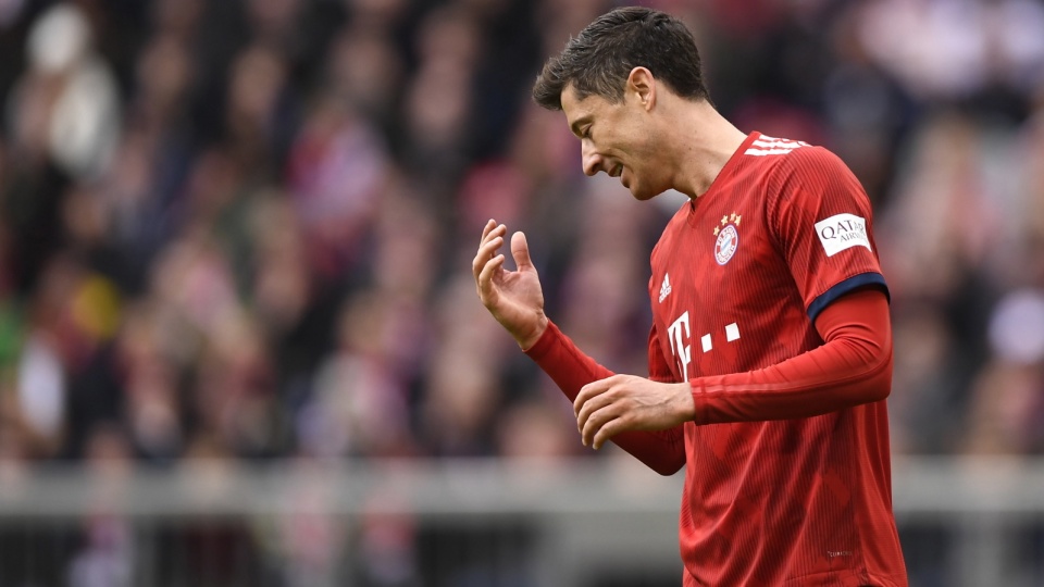 W środę Bayern będzie potrzebował bramek Roberta Lewandowskiego (na zdjęciu), żeby pokonać Liverpool i awansować do ćwierćfinału Ligi Mistrzów 2018/2019. Fot. PAP/EPA/LUKAS BARTH-TUTTAS
