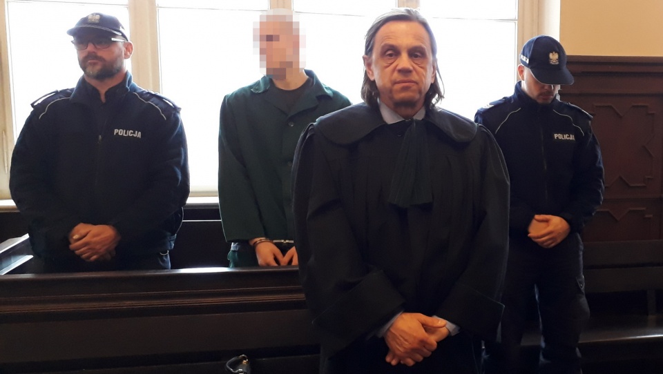 Oskarżony Wojciech M. podczas ogłoszenia wyroku. Fot. Kamila Zroślak