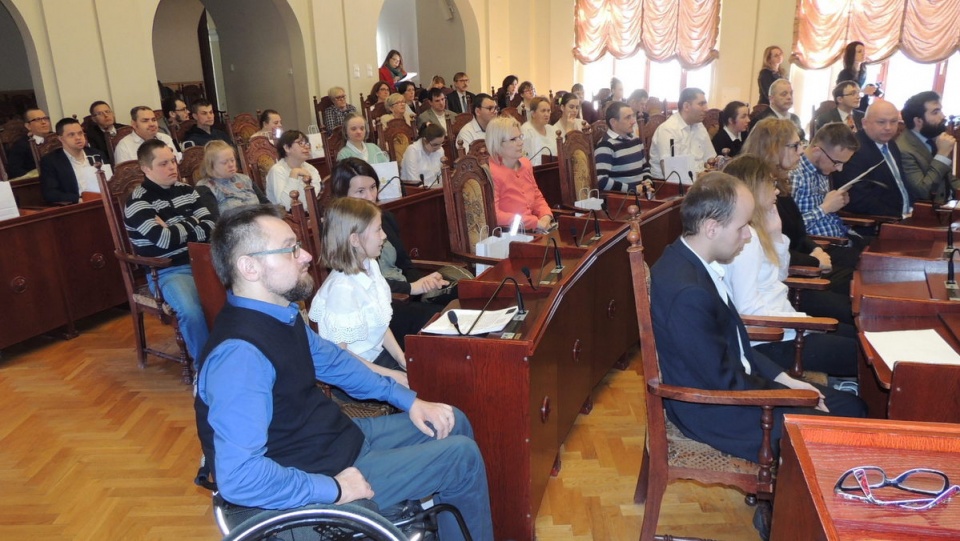 Sesja Osób Niepełnosprawnych w bydgoskim ratuszu/fot. Tatiana Adonis