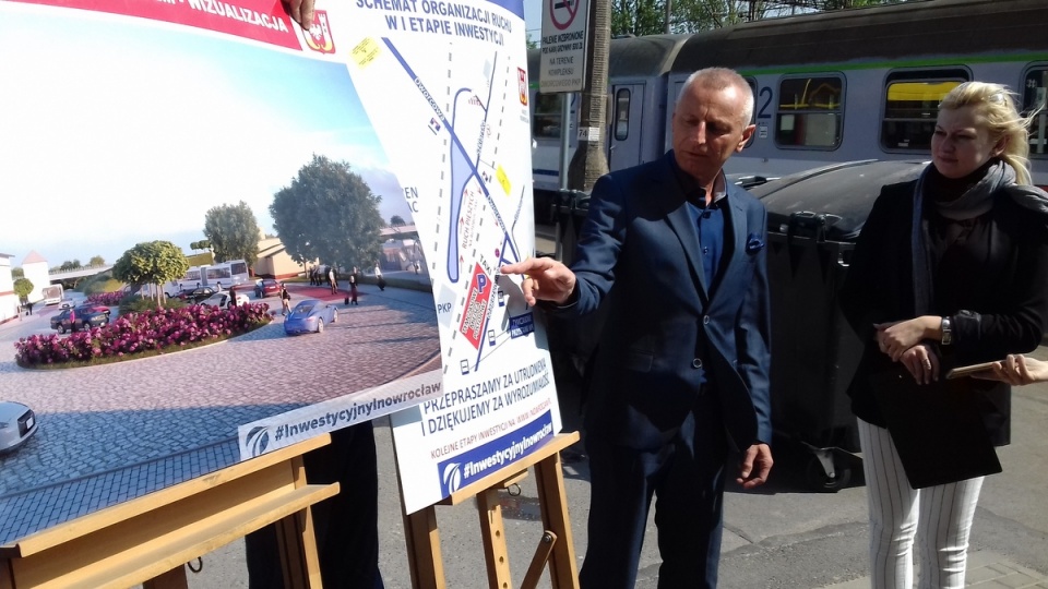 Plac przed dworcem zostanie zamknięty 6 maja - zapowiada prezydent Ryszard Brejza/fot. Tomasz Gronet