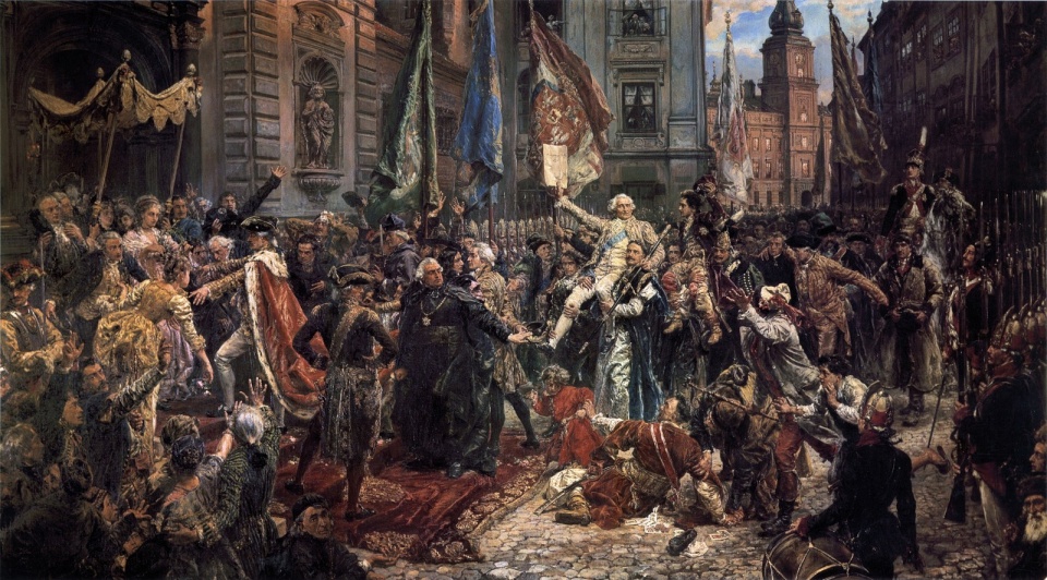 Jan Matejko, Konstytucja 3 Maja 1791 roku, 1891. Fot. Wikipedia