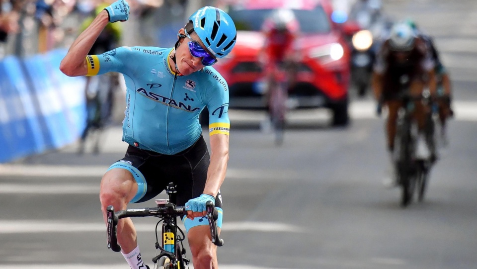 Na zdjęciu Pello Bilbao, triumfator 7. etapu Giro d