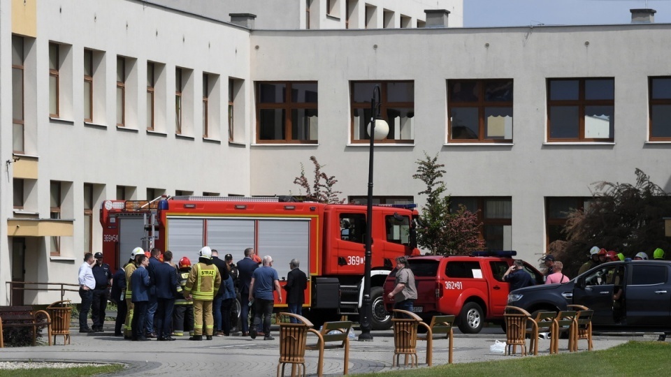 Do ataku na uczniów i pracowników szkoły w Brześciu Kujawskim doszło w poniedziałek, 25 maja./fot. Tytus Żmijewski/PAP