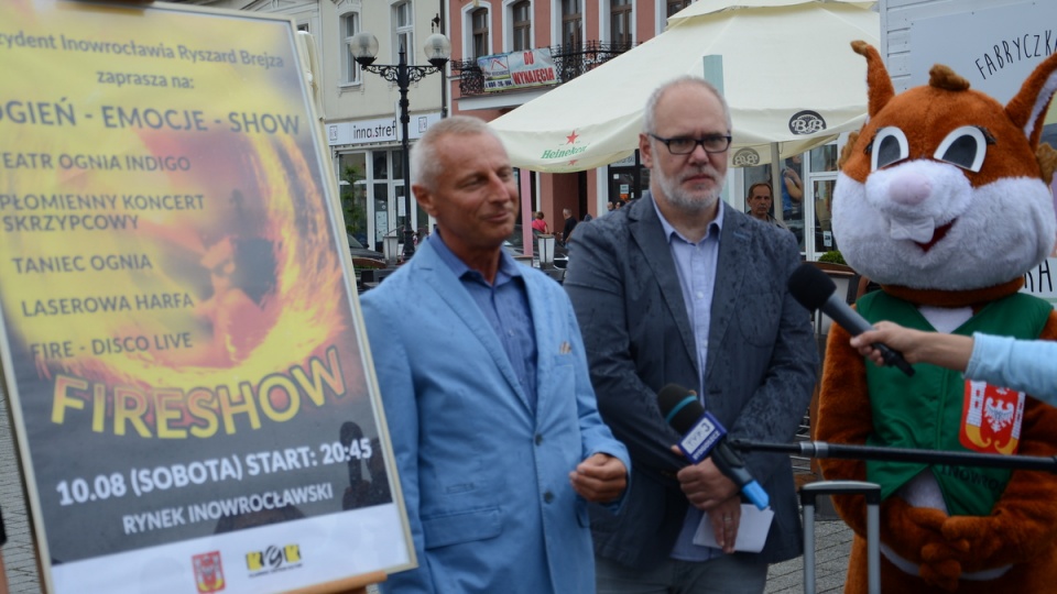 Festiwal ognia zaplanowano w sobotę (10 sierpnia)na inowrocławskim rynku o godz. 20.45/fot. Sławomir Jezierski