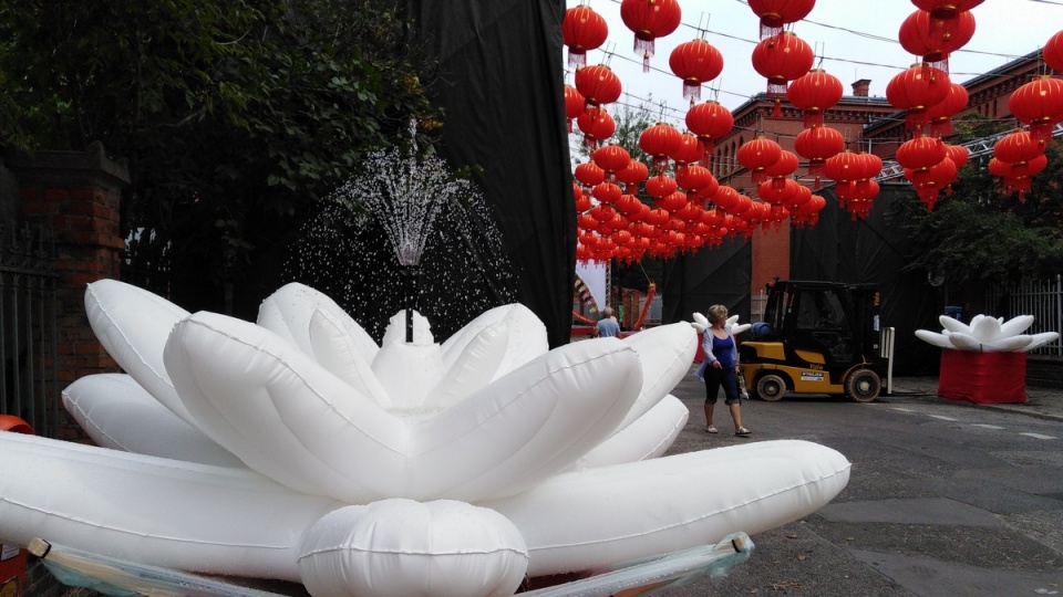Instalacja "Chinatown" - największa w historii festiwalu/fot. Monika Kaczyńska