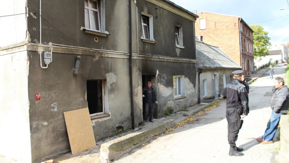 Osoby poszkodowane w pożarze kamienicy w Wąbrzeźnie, otrzymały pomoc miasta. Fot. anna Borowska