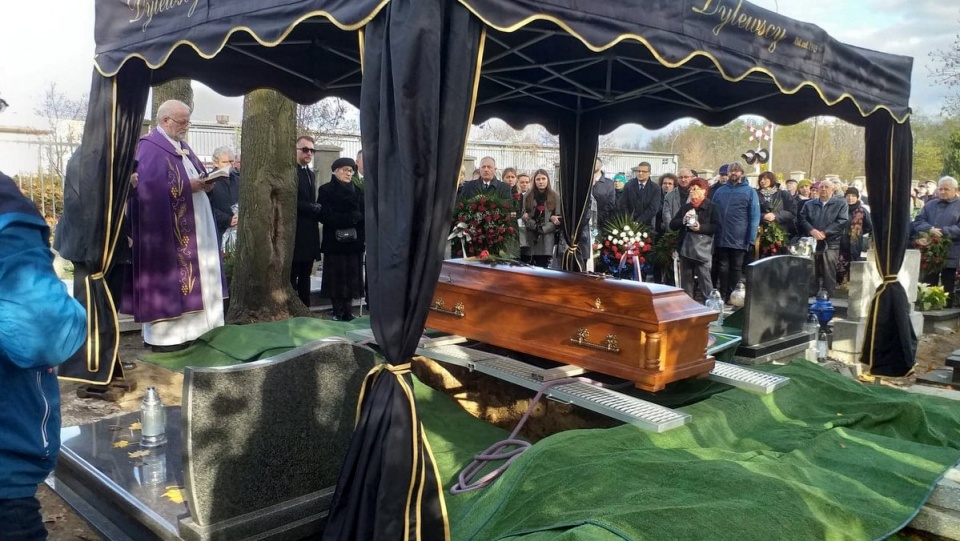 Pogrzeb Jerzego Riegla. /fot. Damian Klich