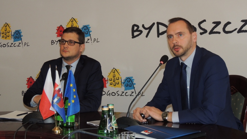 Michał Sztybel i Krzysztof Zająkała podczas konferencji prasowej/fot. Tatiana Adonis