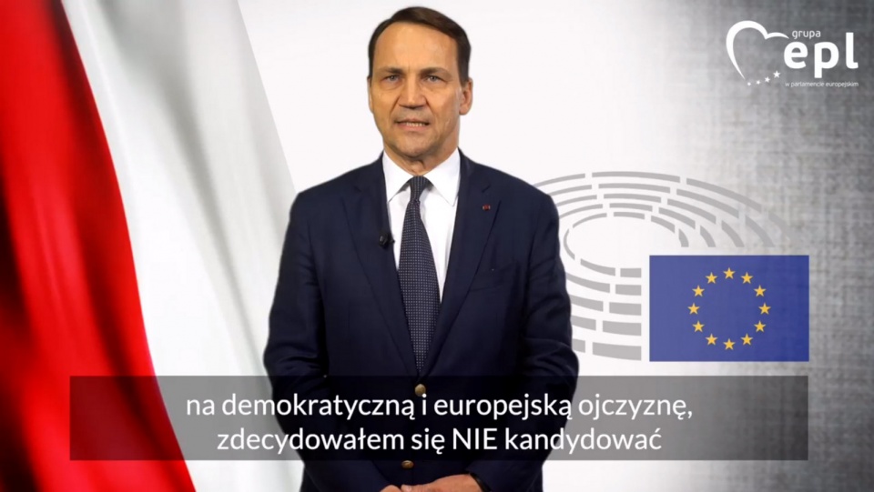 Radosław Sikorski Zadeklarował, że „sercem i czynem” poprze kandydata jego obozu politycznego, który zostanie wyłoniony. Zrzut ekranu www.facebook.com