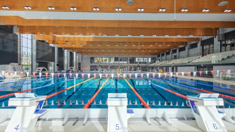 To specjalistyczny obiekt pływacki położony w samym sercu Bydgoszczy. Fot. Materiał prasowy Alstal Grupa Budowlana