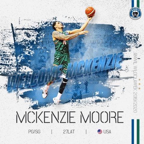 McKenzie Moore nadal koszykarzem Anwilu Włocławek