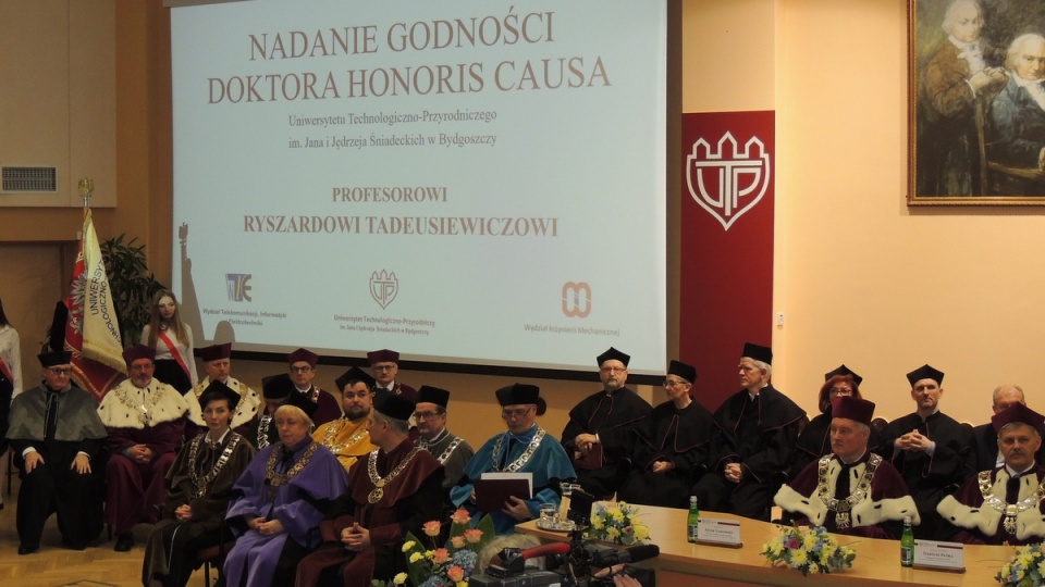 Prof. Ryszard Tadeusiewicz odebrał tytuł doktora honoris causa UTP w Bydgoszczy/fot. Tatiana Adonis