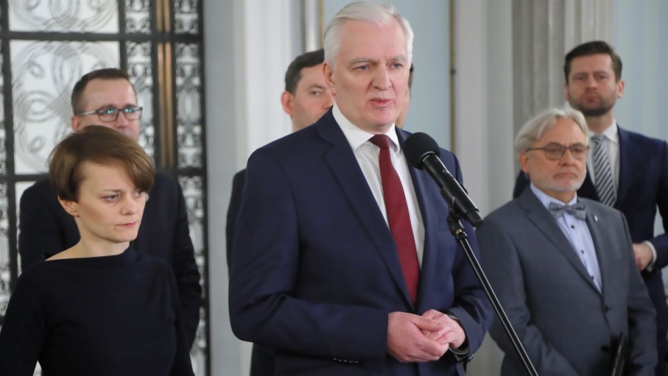 Jarosław Gowin podał się do dymisji zarówno z funkcji wicepremiera, jak i ministra nauki i szkolnictwa wyższego/fot. Wojciech Olkuśnik, PAP