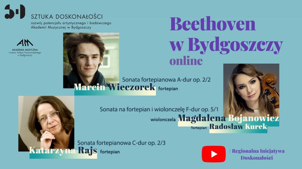 Beethoven w Bydgoszczy on-line Fot. plakat