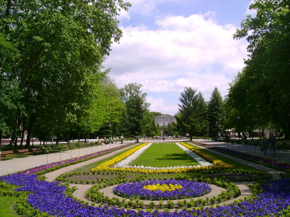 Dywany kwiatowe w Inowrocławiu. W tym sezonie widziało je znacznie mniej gości./fot. Wikipedia