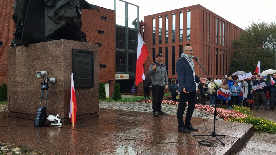 Protest w Bydgoszczy. Fot. Elżbieta Rupniewska