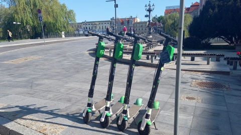 Przewrócone hulajnogi znikną z bydgoskich ulic Drogowcy chcą wprowadzić strefy parkowania