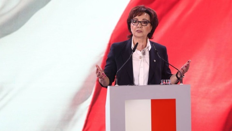 Elżbieta Witek: marszałek Senatu wykorzystał orędzie do próby okłamania Polaków