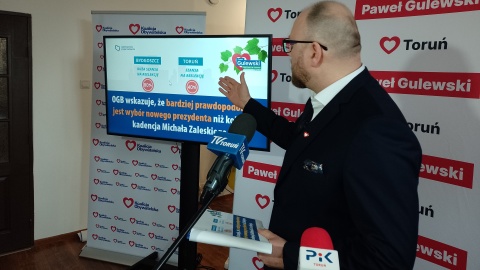 Druga tura wyborów w Toruniu Gulewski opublikował badania, Noga chce powołania pełnomocników