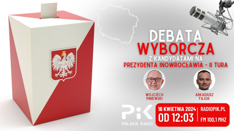 Debata przed drugą turą wyborów prezydenckich w Inowrocławiu w PR PiK [wideotransmisja]