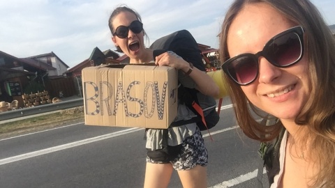 Ula Kalinowska i Agnieszka Roszkowska w podróży po Rumunii. Fot. zbiory prywatne