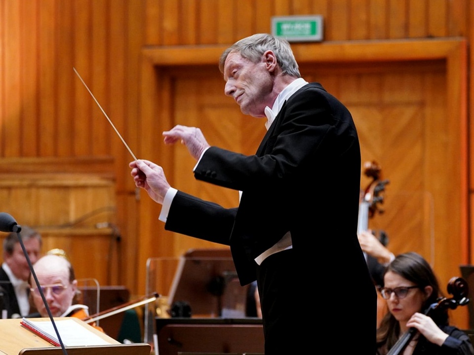 Maciej Niesiołowski w Filharmonii Pomorskiej. Fot. .facebook.com/filharmoniapomorska