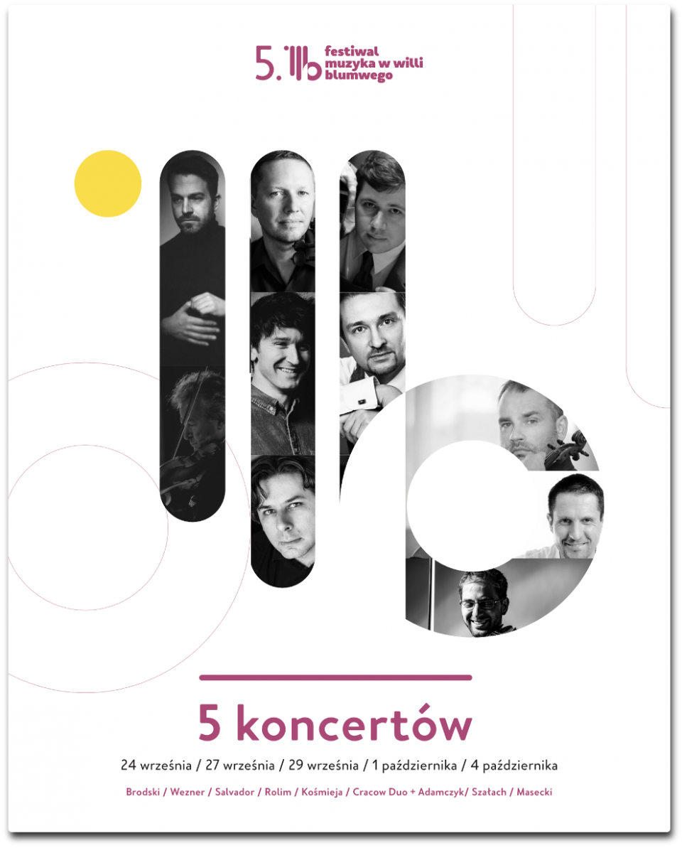 5. Festiwal „Muzyka w willi Blumwego". Grafika: facebook.com/muzykawwilliblumwego