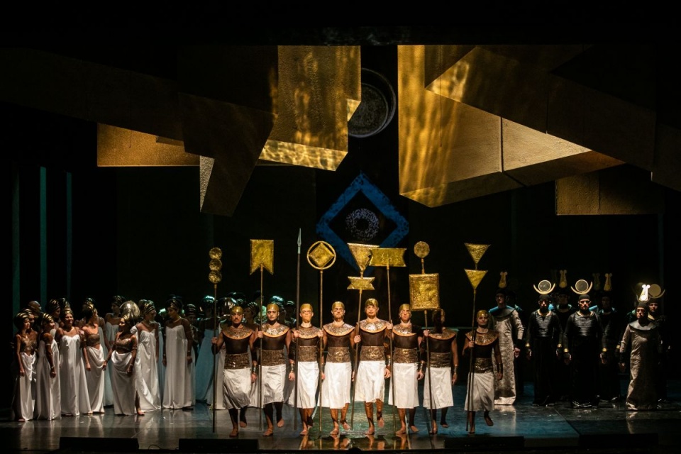 „Aida” na scenie Opery Nova wystawiona przez zespół Opery Bałtyckiej z Gdańska. Fot. facebook.com/operanova.bydgoszcz